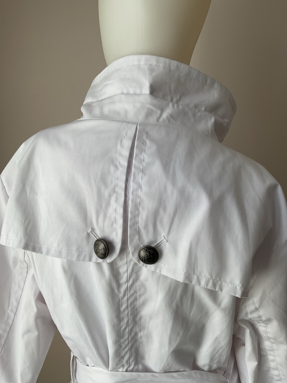 Black Rivet Trench Jacket - Picture 6 of 10